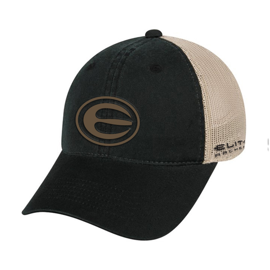 Elite Team Black PUFF Stitch Hat